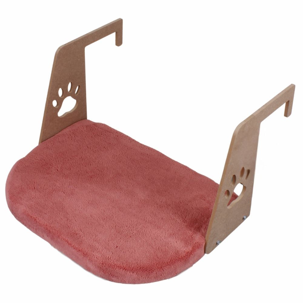 Кревет за мачки „Paws & Whiskers Riana", корална боја