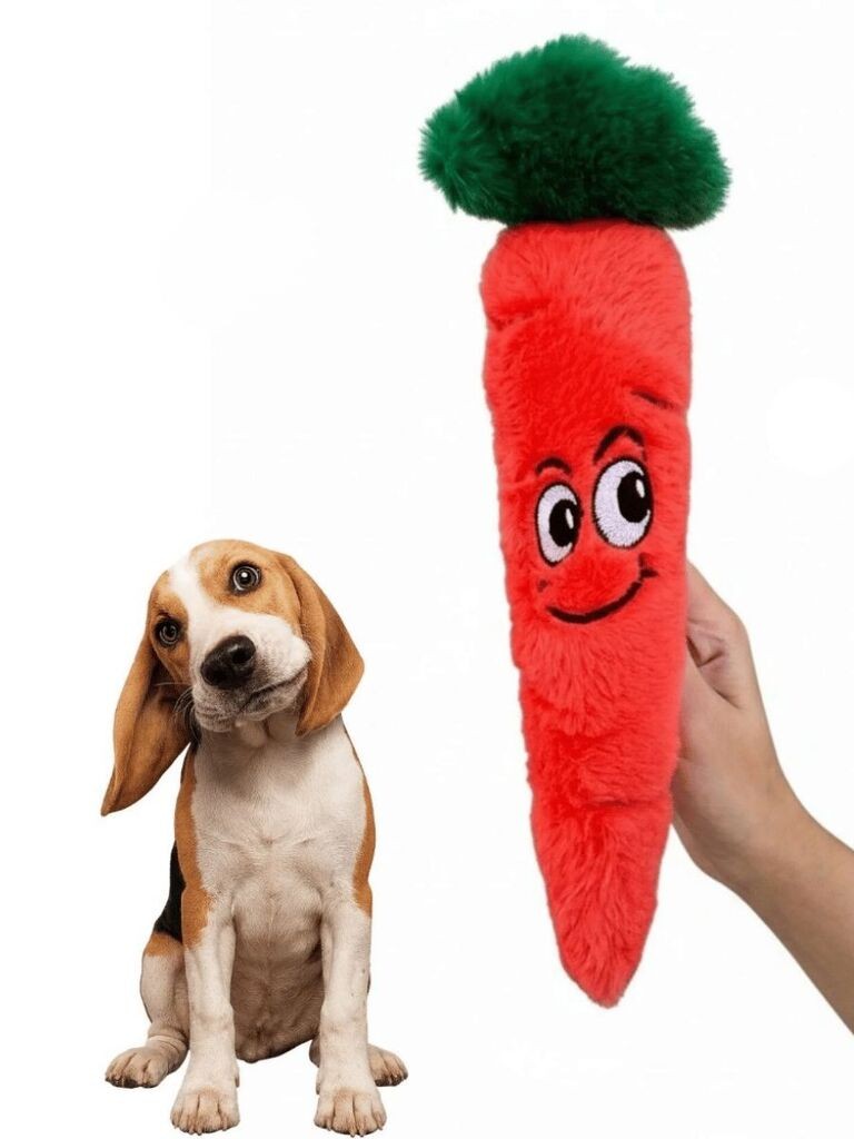 Играчка за кучиња „Шепи и мустаќи" Хавхав 1004, портокалова