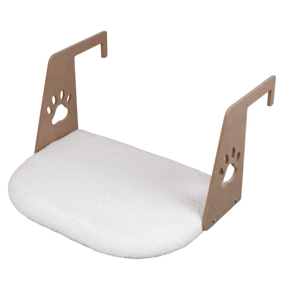 Кревет за мачки „Paws & Whiskers Riana“, бел