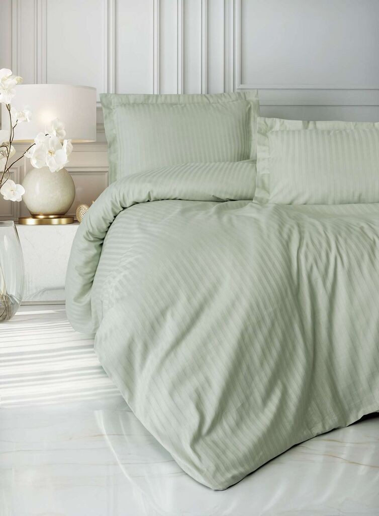 Комплет јорган од сатен L'essentiel Maison Stripe, 200x220 cm