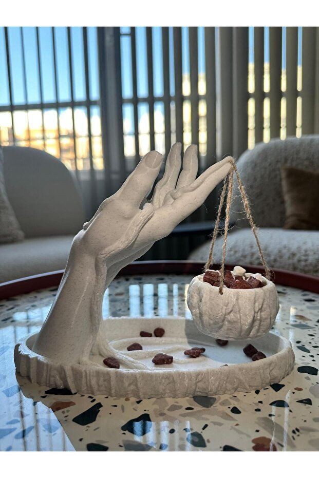 Аберто Дизајн Декоративна фигура Рака, Бела