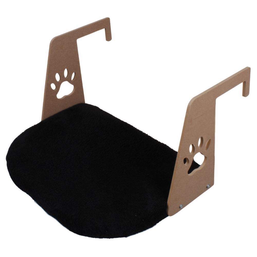 Кревет за мачки „Paws & Whiskers Riana", црн