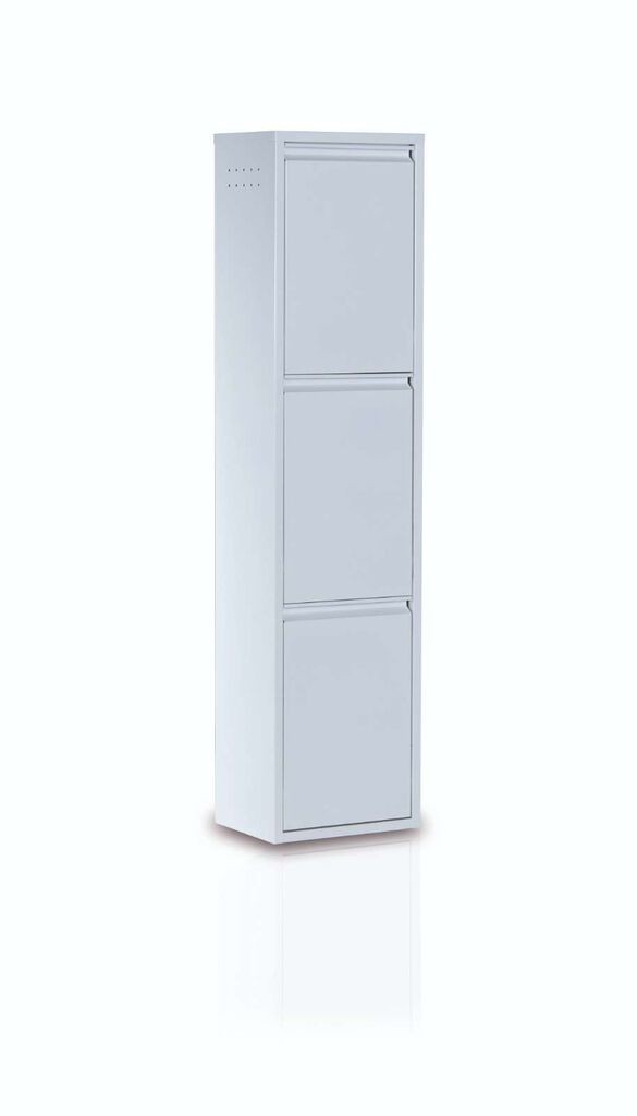 Hanah Home повеќенаменски гардеробер Doplo 3, бел