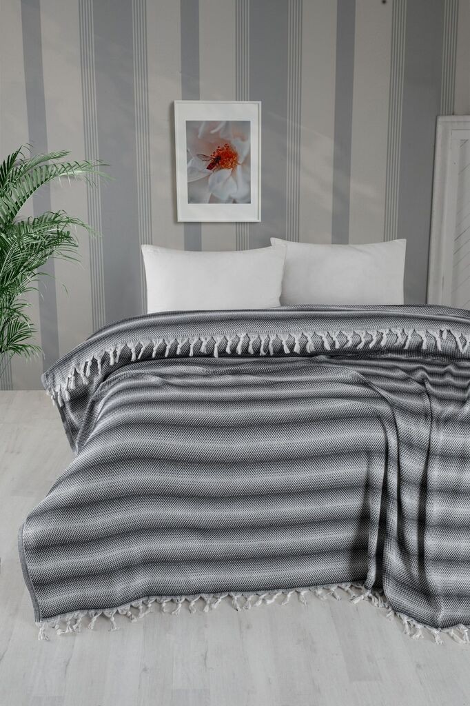 L'essentiel Maison Double pique Milo, 200x230 cm, антрацит