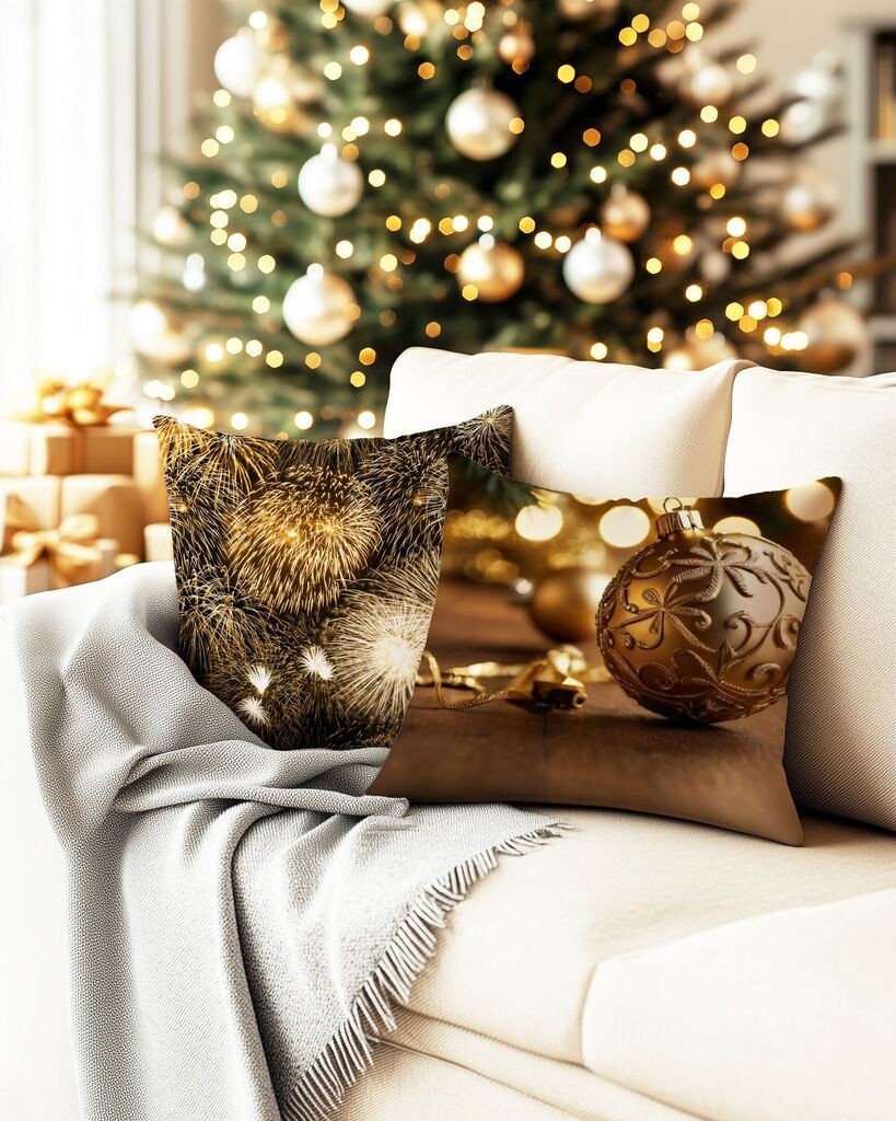 Комплет декоративни навлаки за перници Aberto Design PLW-NWYR26 - 20, 43x43 см, 2 парчиња