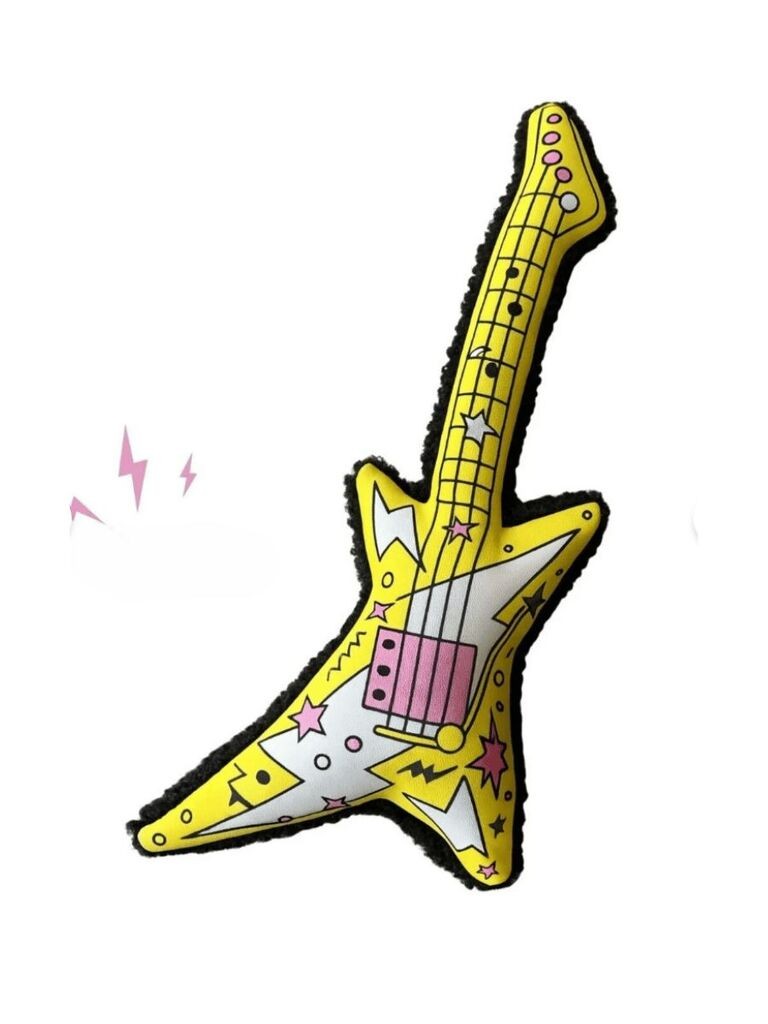 Играчка за кучиња „Шепи и мустаќи" Хавхав 1031, жолта