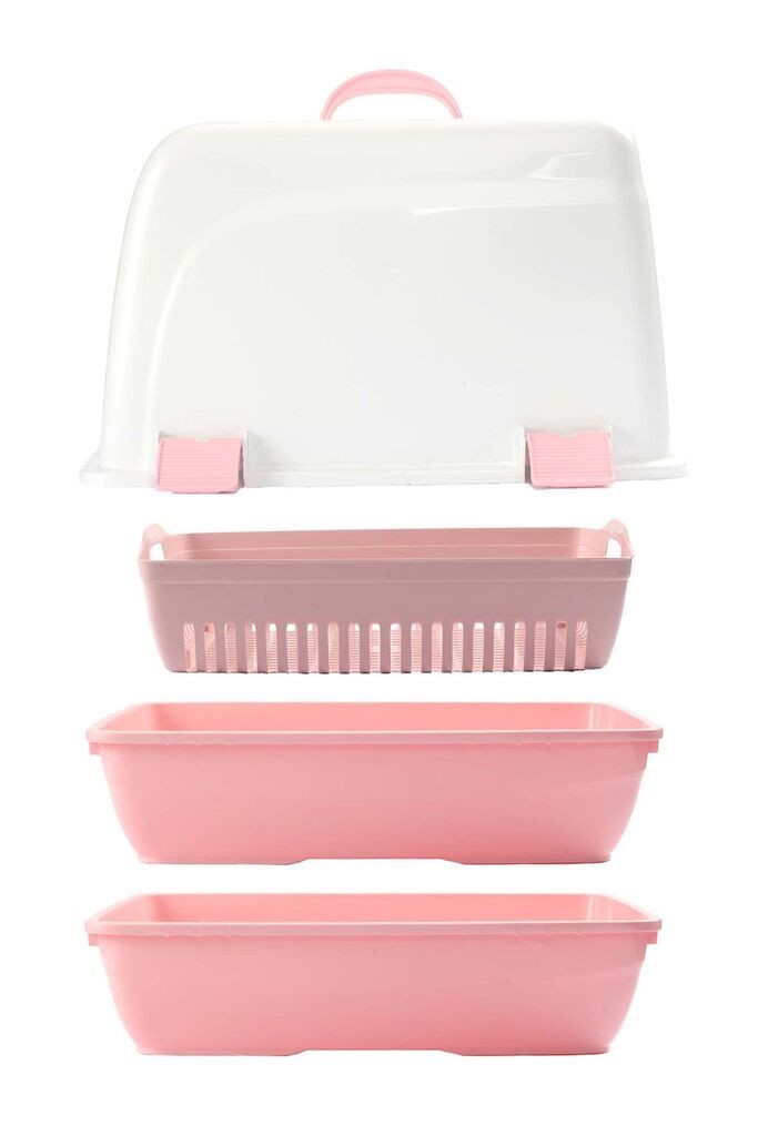 Тоалет за мачки „Шепи и мустаќи" 1164458, розов