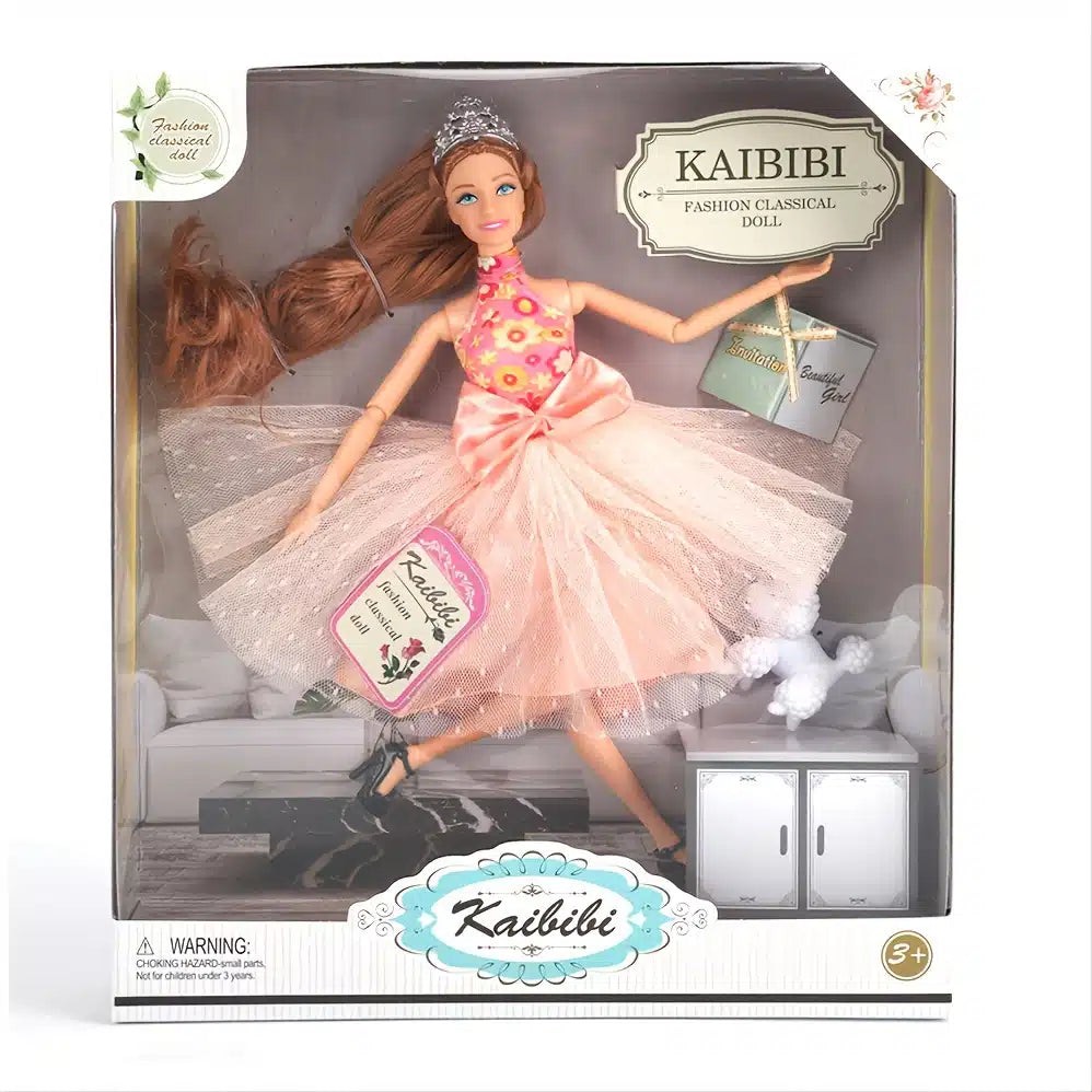 KAIBIBI Барбика со Фустан со Тул и Панделка