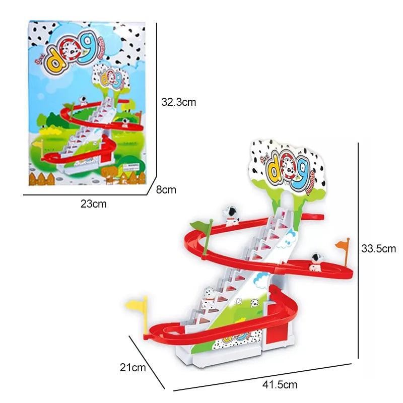 Лизгачки Патки/Кучиња Што се Качуваат по Скали - Куче