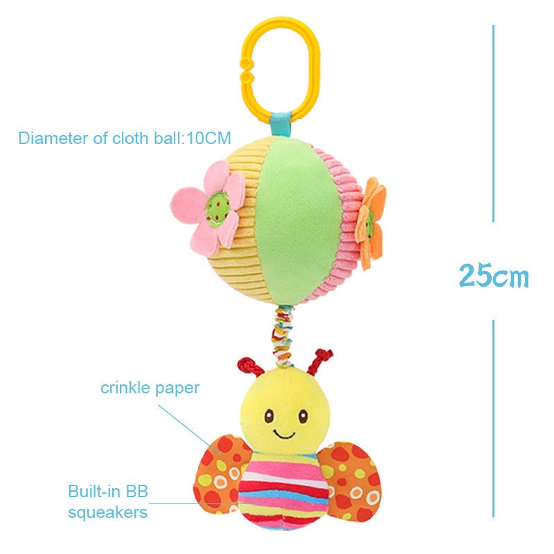 Висечка Играчка со Музичка Топка и Ѕвонче – Пчела и Пиленце - Пчела