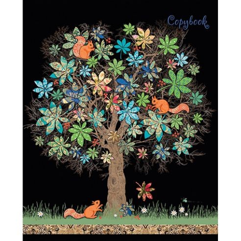 PZBM Тетратка, А5, Пластифицирана, UV лак, 48 л., Каро, 027113