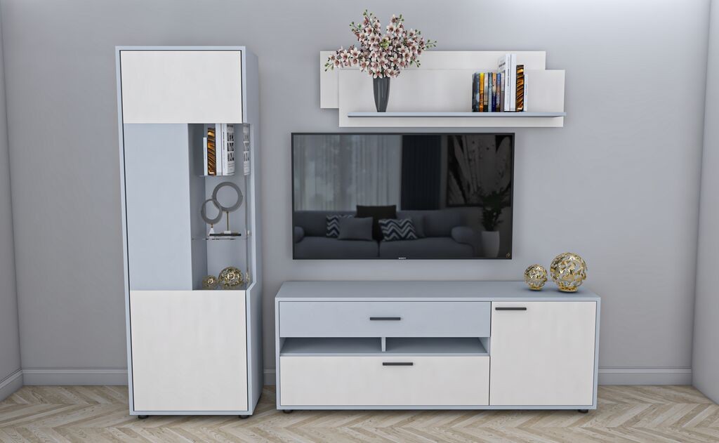 Мебел-Ви Комода Валенсија Златен Јасен