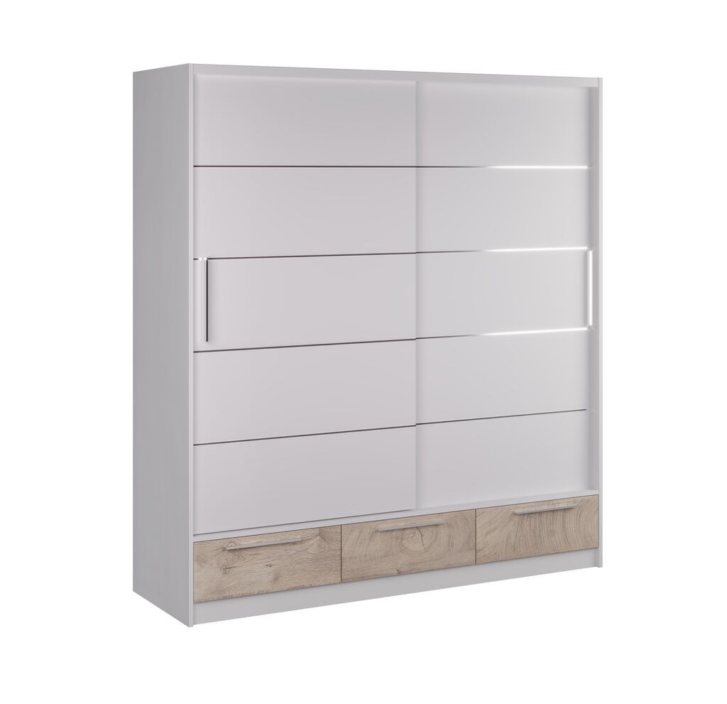 Мебел-Ви Шибер Лара 150 Бела/Даб