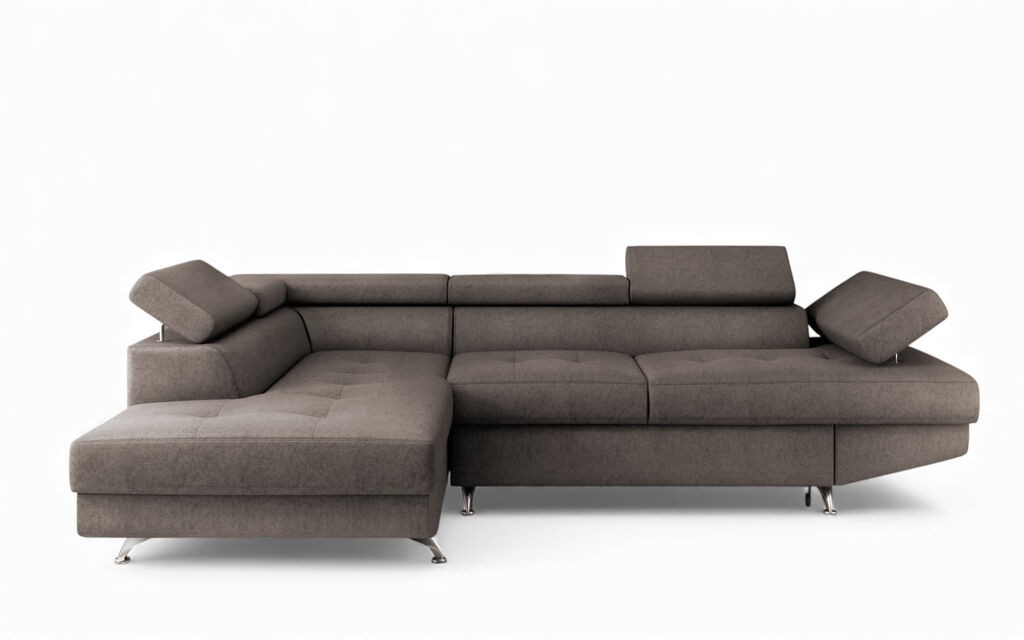 Мебел-Ви Аг Рио М Лева Сива Аголна Гарнитура