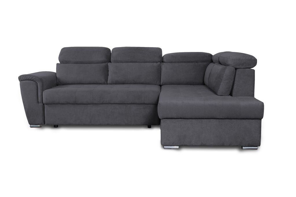 Мебел-Ви Аг Тексас Десна Сива Аголна Гарнитура