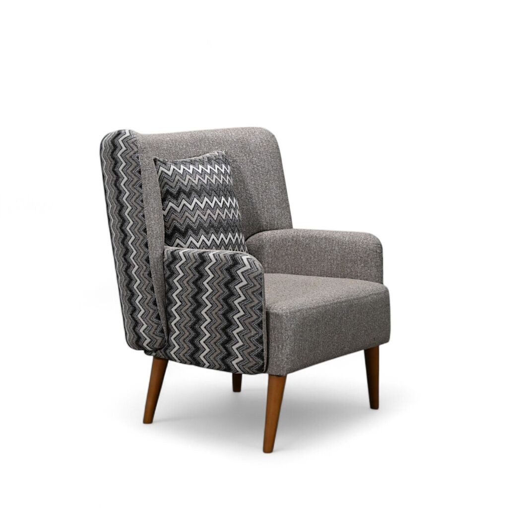 Мебел-Ви Фотелја Алберта Светло Кафена