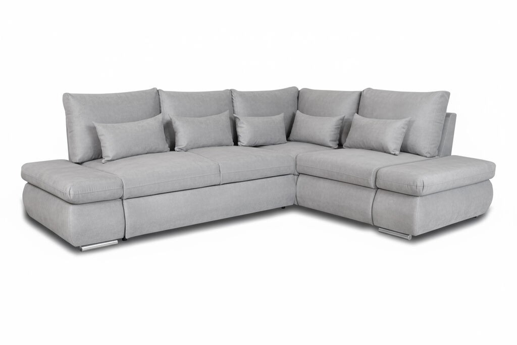 Мебел-Ви Аг Сиена Сива Аголна Гарнитура