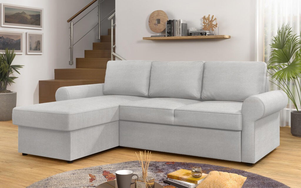 Мебел-Ви Аг Пако Серија Сива Аголна Гарнитура