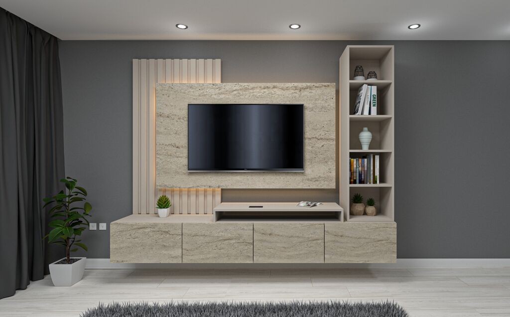 Мебел-Ви Комода Олек Кашмир Травертин