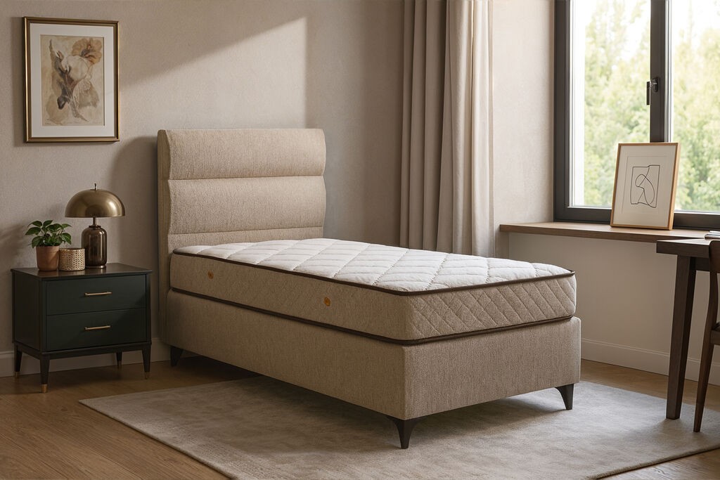 Мебел-Ви Лежај Тренд 90 Крем