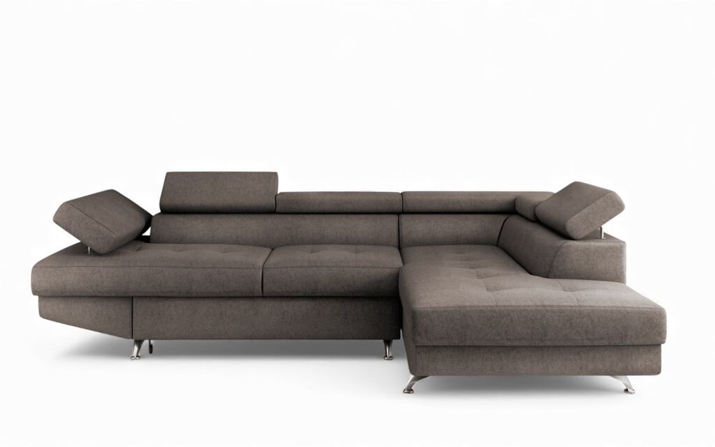 Мебел-Ви Аг Рио М Десна Сива Аголна Гарнитура