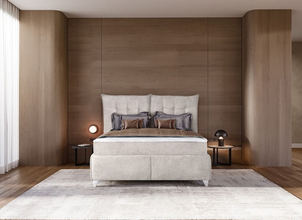 Мебел-Ви Лежај Астерикс 180Х200 Крем