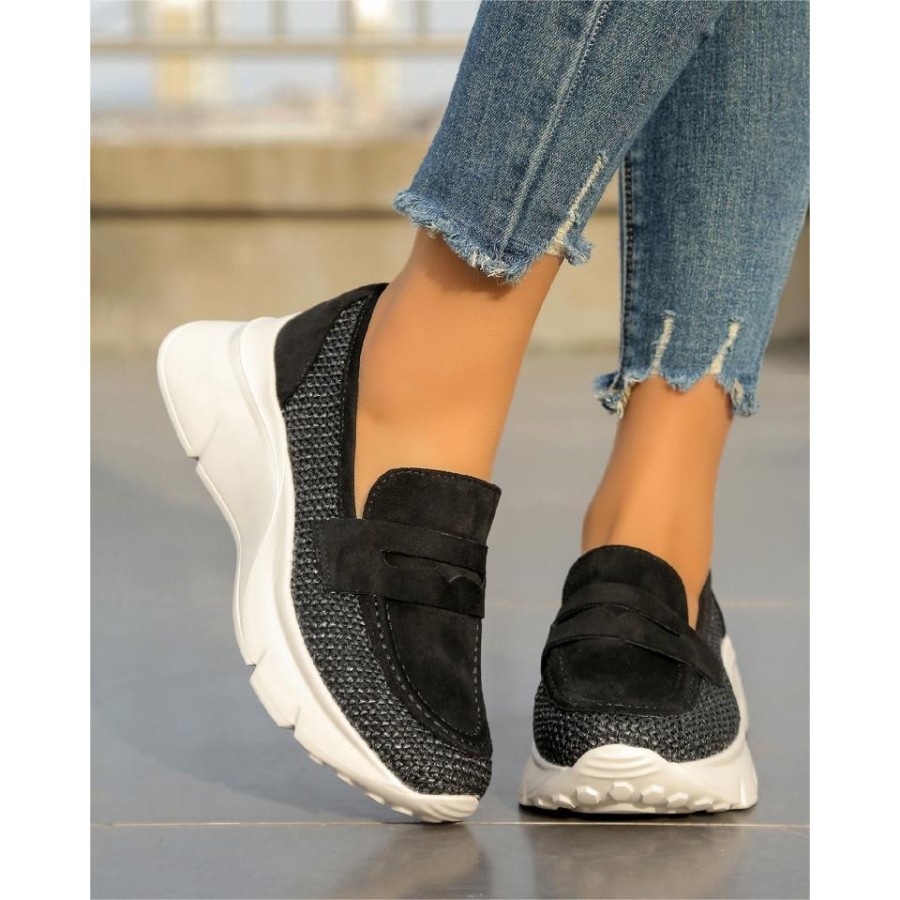 SEA S Женски чевли црна