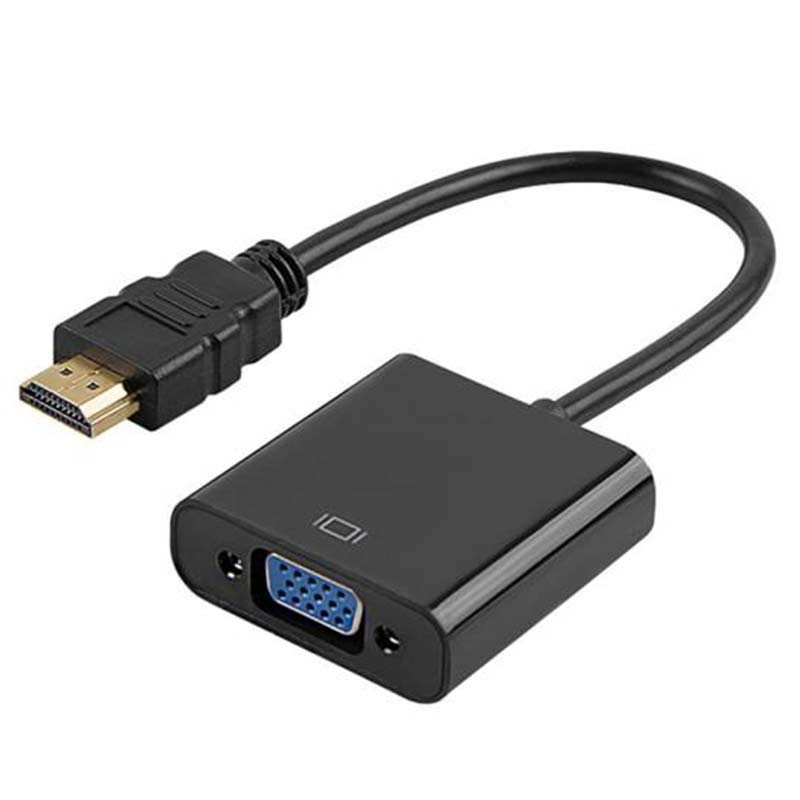 Видео адаптер - HDMI - VGA - Црна