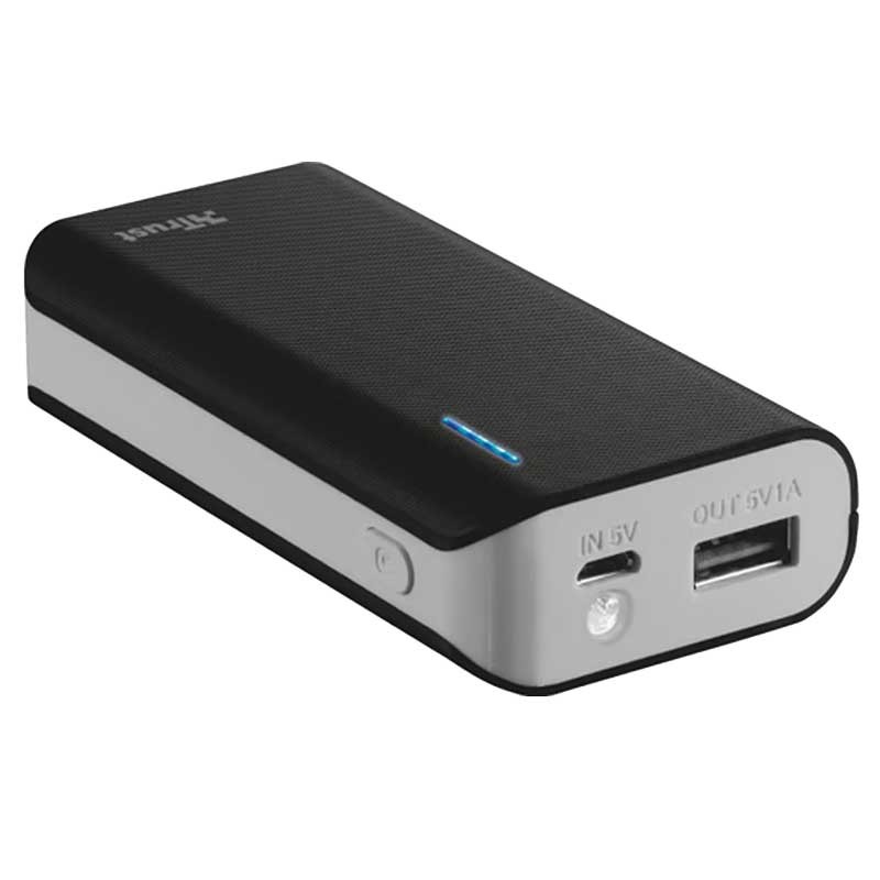 Trust Преносна батерија Power Bank Urban Primo - Црна