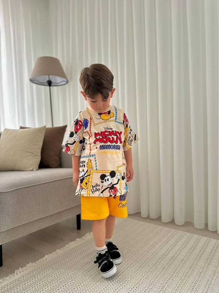 Детски летен комплет со Мики Маус