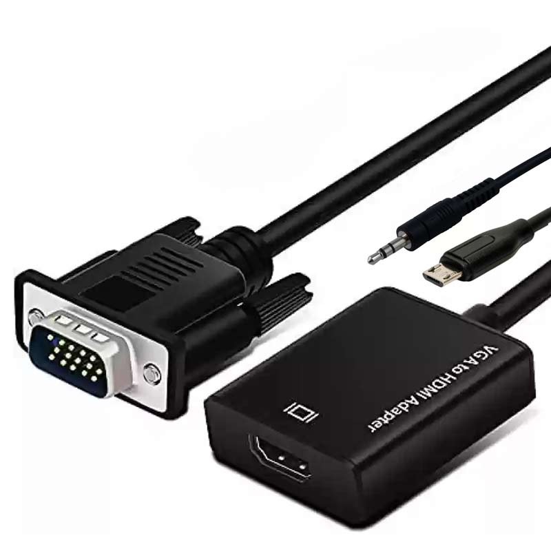 Видео адаптер -  VGA - HDMI со аудио