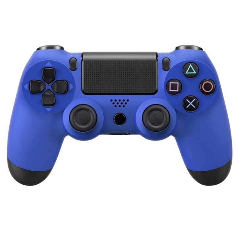 Безжичен контролер за PlayStation 4 - Doubleshock PS4 - Сина