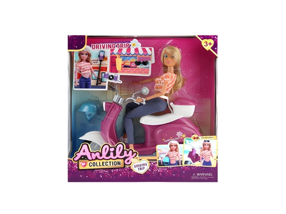 Кукла Анлили со скутер