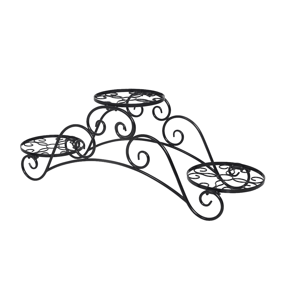 Држач За 3 Саксии 3-А Црн