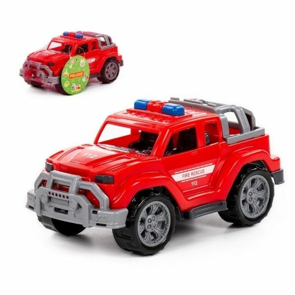 Polesie Играчка противпожарна кола, црвена