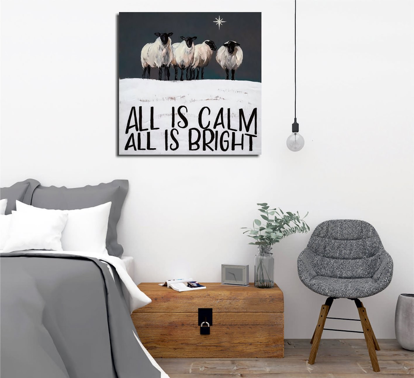 Слика „Волити" на платно 45x45 см