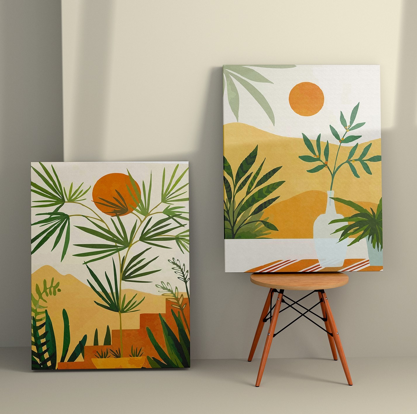 Слика на платно од Wallity во 2 дела