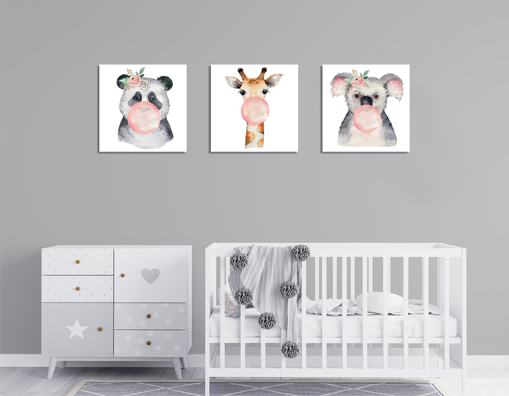 Слика на платно од 3 дела на Wallity