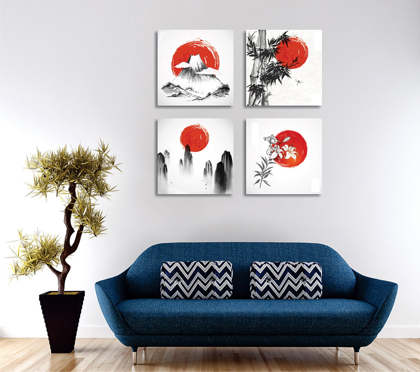 Слика „Волити" на платно во 4 дела