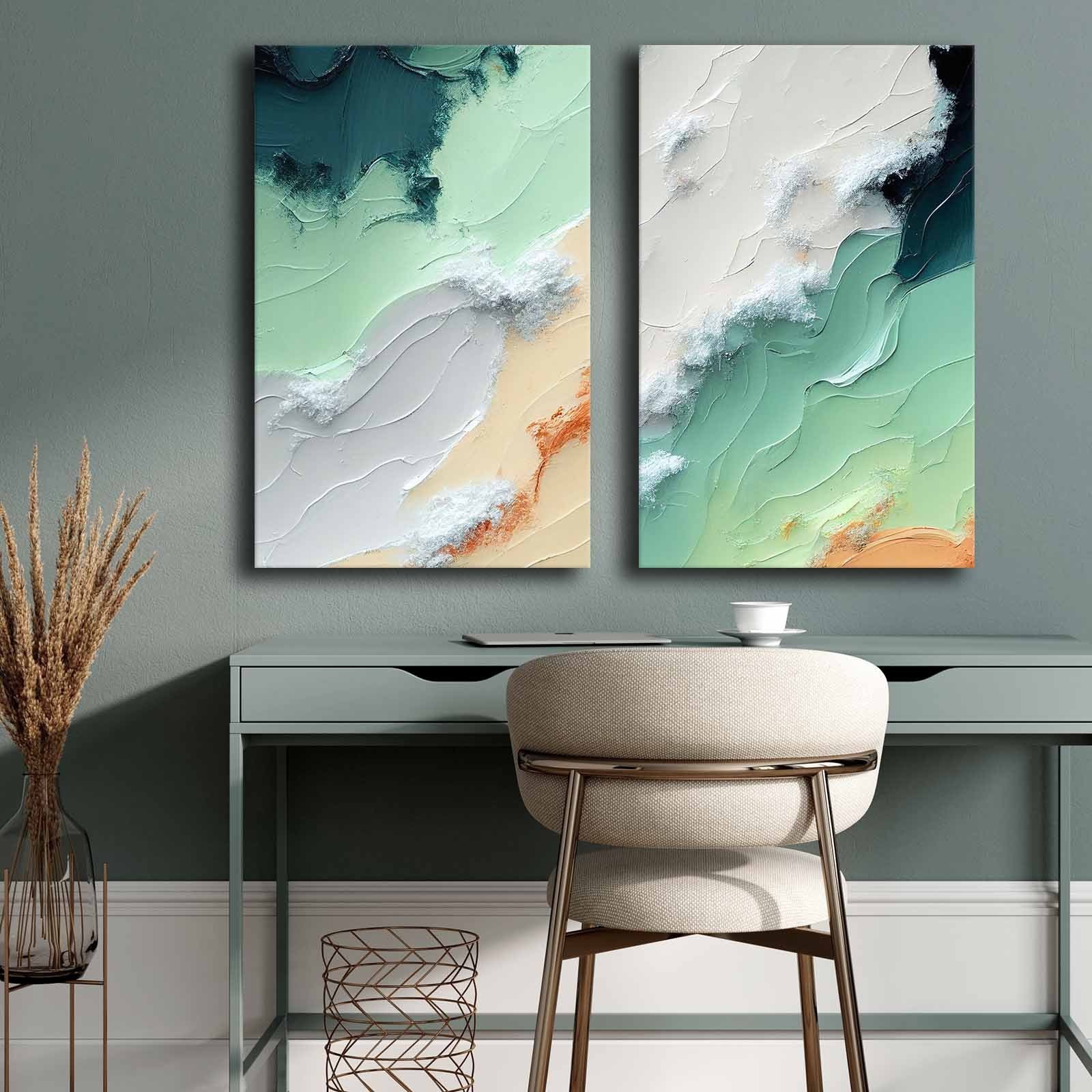 Слика на платно од Wallity во 2 дела