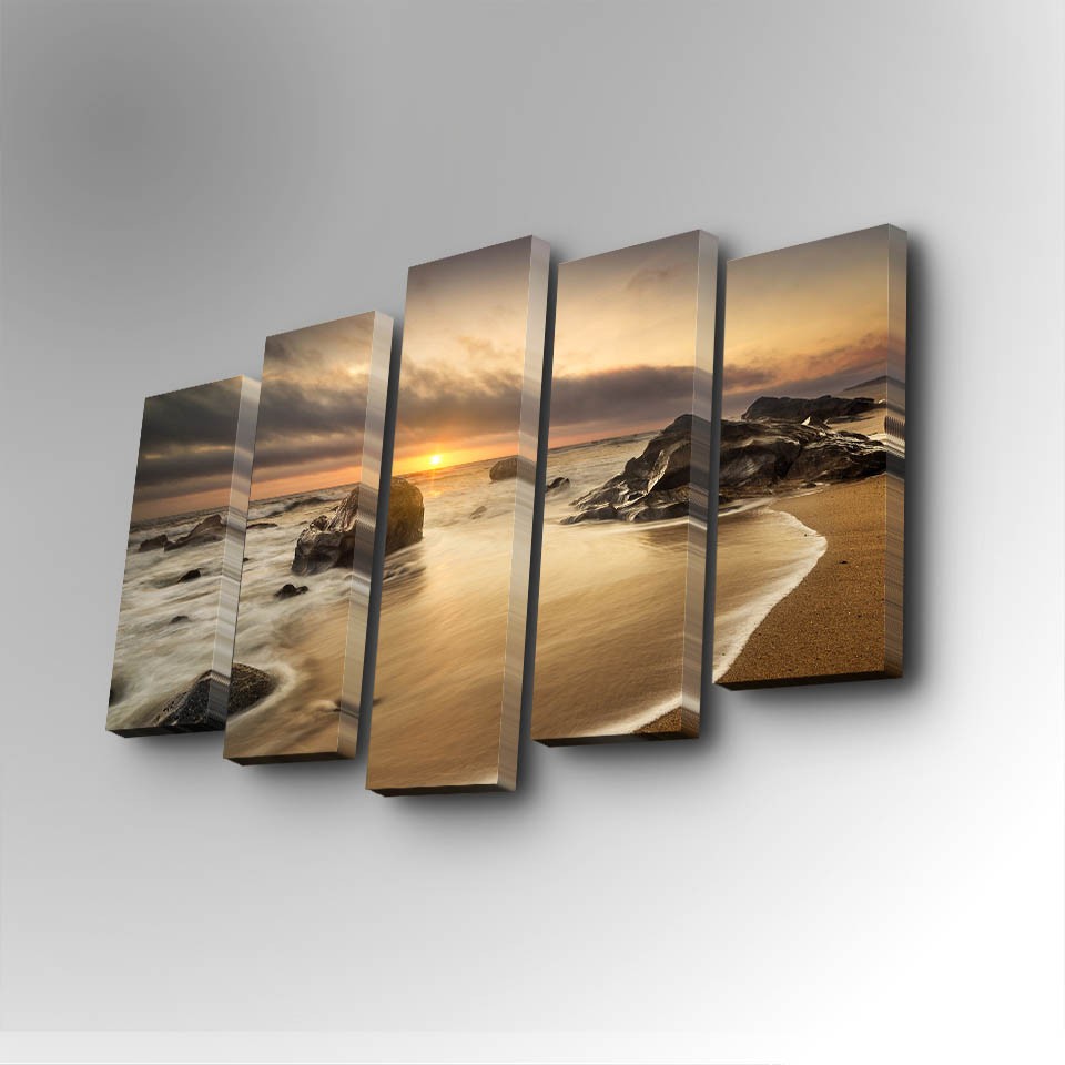 Слика на платно од 5 дела на Wallity