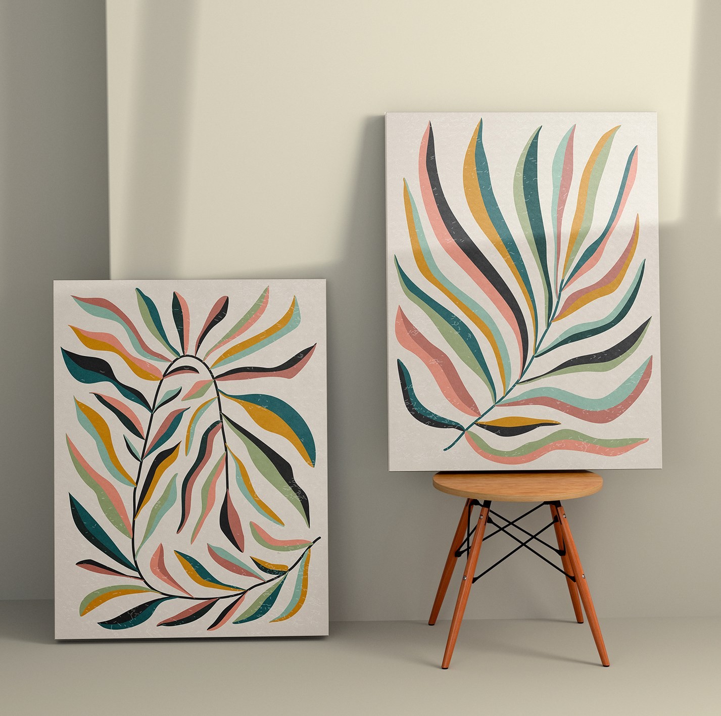 Слика на платно од Wallity во 2 дела