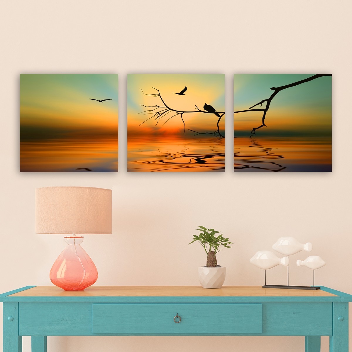 Слика на платно од 3 дела на Wallity