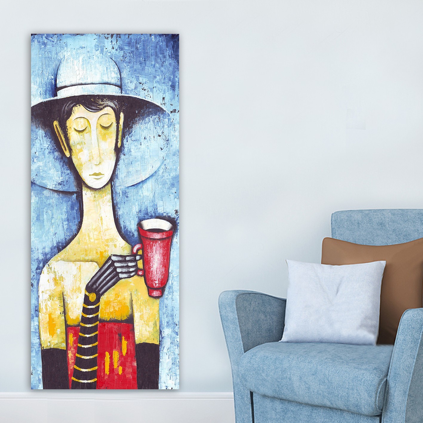 Слика „Волити" на платно 50x120 см