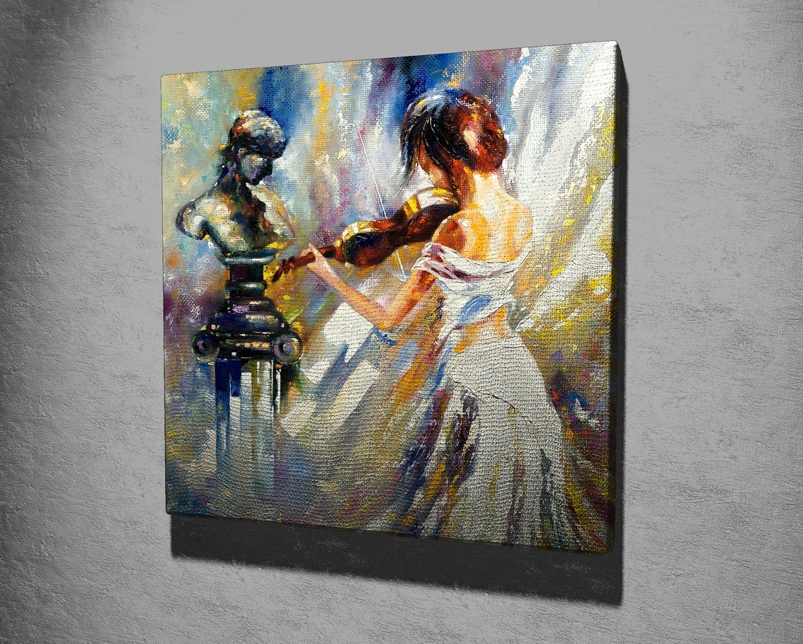 Слика „Волити" на платно 45x45 см