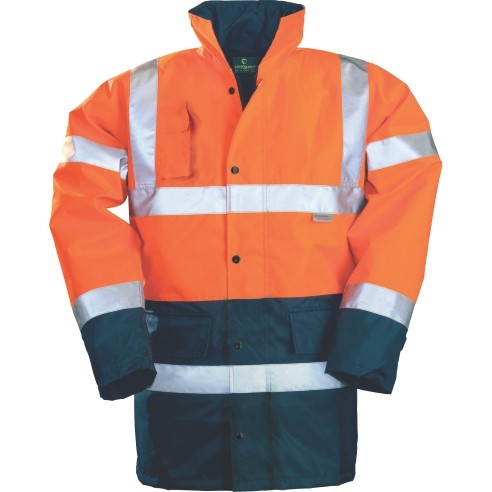 LACUNA Јакна Parka Hi-Viz 4 Во 1 70563 Гол.XXL Портокалово-Темно Плава
