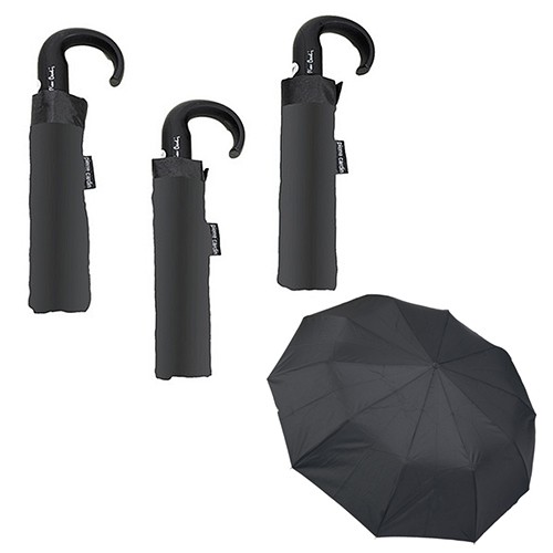 PIERRE CARDIN Чадор, Автоматски, 58 цм, Водоотпорен, MS-2550 M, Црна