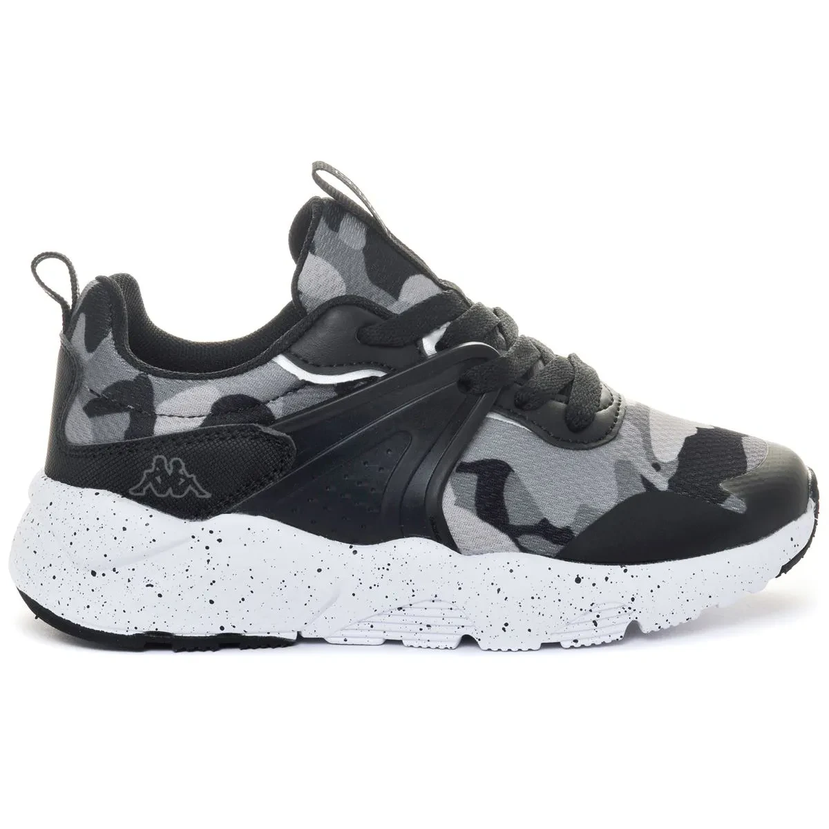 Kappa машки патики со лого на Montero 2 за деца, црно-сиви