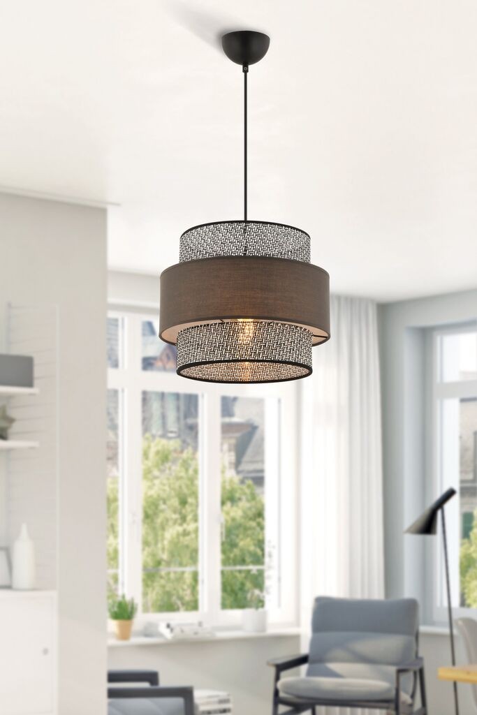 Опвик Лустер Каскада, 30x30 см, кафеаво-црна