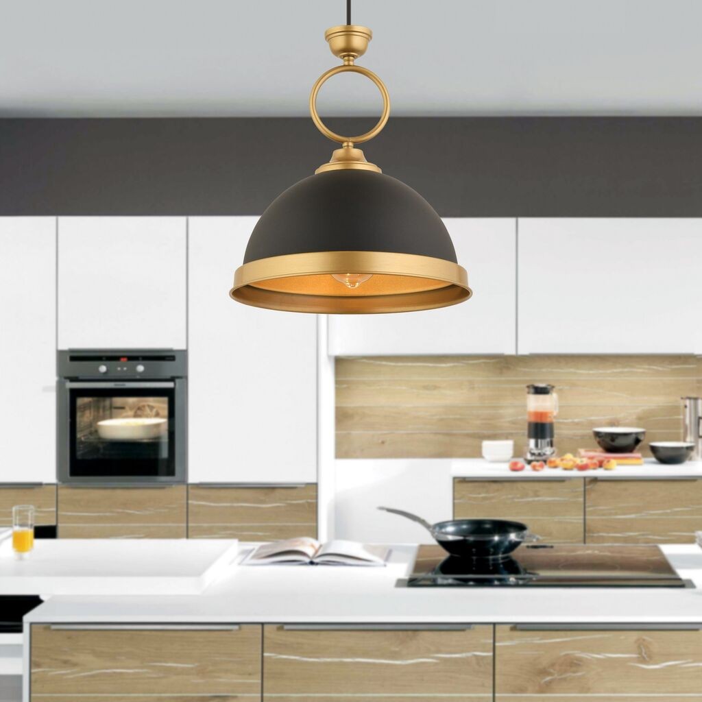 Opviq Luster YM-5 Cember, O30, 33cm, IP20, златно-црни бои